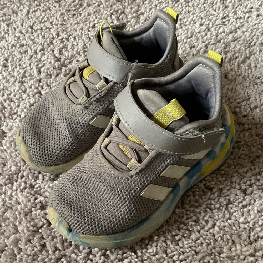 ADIDAS Gray Kids sneakers Size 7